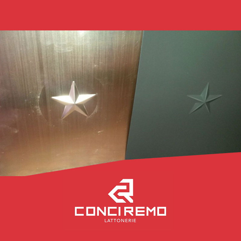 Teste con stella per travi in legno