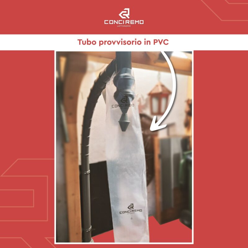 Tubo provvisorio in PVC