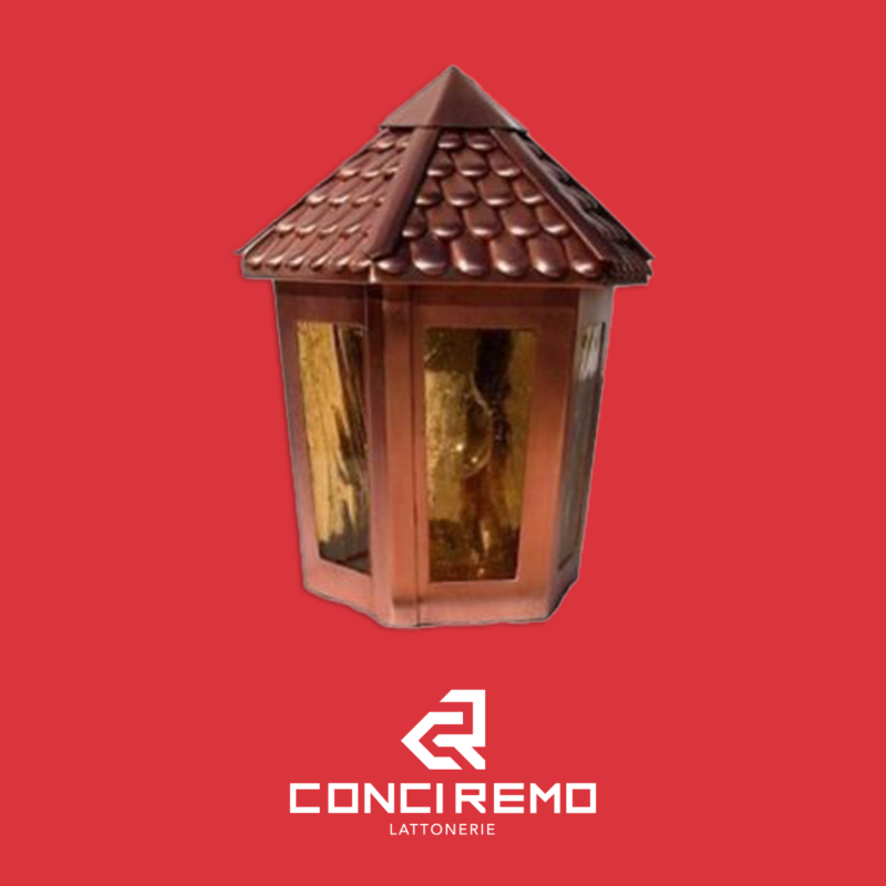 Lampade in rame artigianale