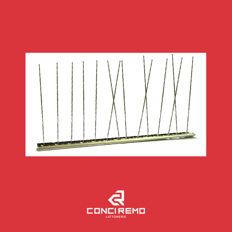 Parapiccione in acciaio inox (antivolatile)